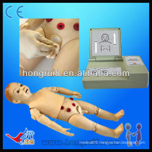 ISO Full-functional one-year-old Child Nursing Manikin, baby cpr manikin